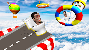Toilet Stunt Driving Challenge Screenshot 1