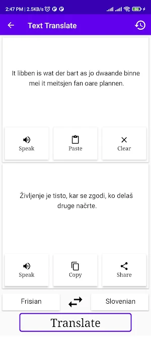 Frisian Slovenian Translator Screenshot 1