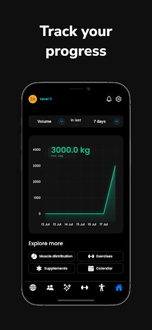 Gainflow: AI Workout Tracker Screenshot 1