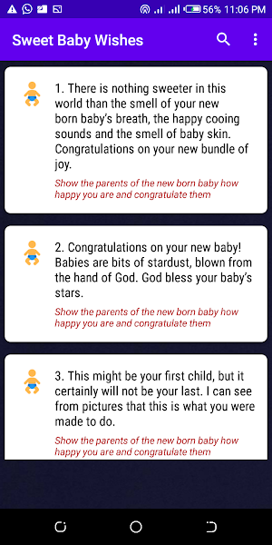 Naming Ceremony Wishes Screenshot 1