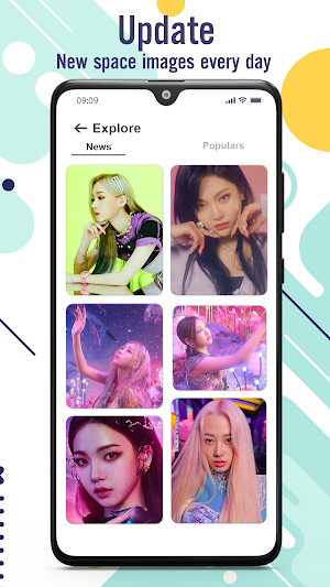 Material Kpop aespa Wallpaper Screenshot 2