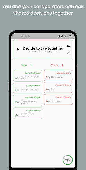 Pros-Cons - Decision Maker Screenshot 3