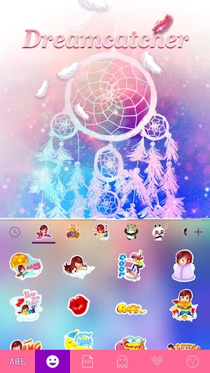 Dreamcatcher Keyboard Theme Screenshot 2