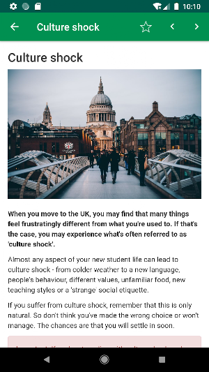 International Student App (UK) Screenshot 3