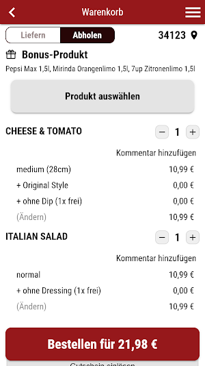 Papiis Pizza Screenshot 2