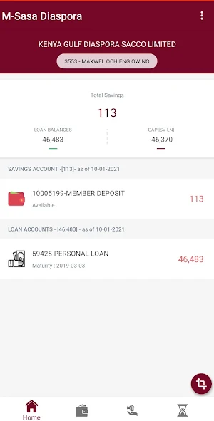 KQD SACCO Screenshot 1