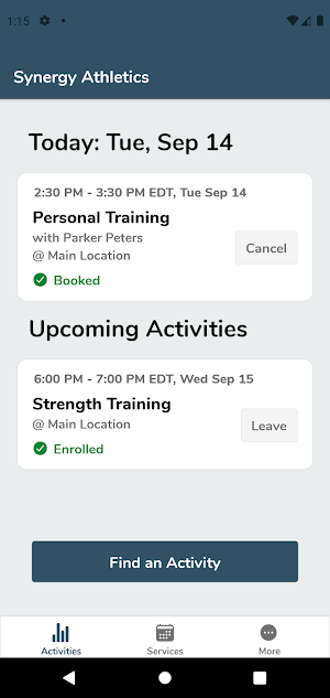 Fitness Fridays RN Screenshot 0