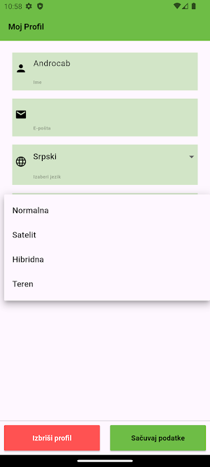 Gradski Taxi Šabac Screenshot 2