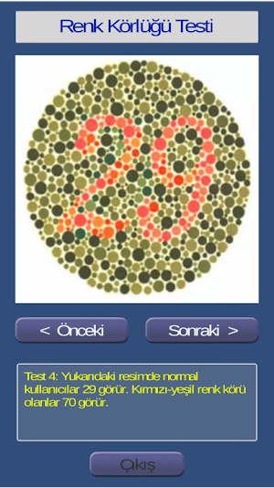 Color Blindness Test Screenshot 3