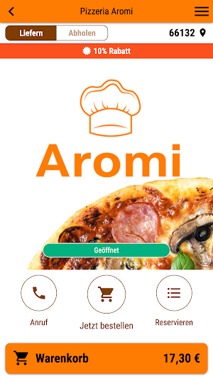 Pizzeria Aromi Screenshot 0