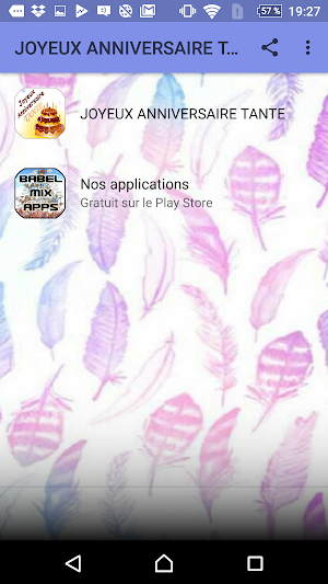 JOYEUX ANNIVERSAIRE TANTE Screenshot 0