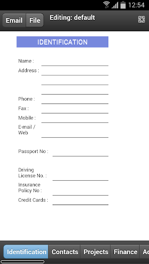Business Organizer Screenshot 0