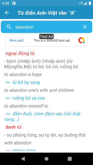 Từ điển Anh - Việt offline Screenshot 3