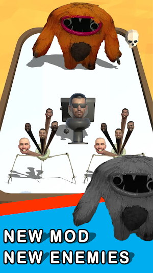 Joy Woolly Ville: 3D Merge War Screenshot 1