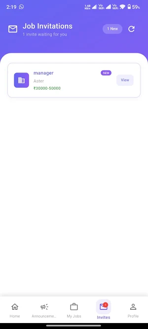 Hire Hub Screenshot 1