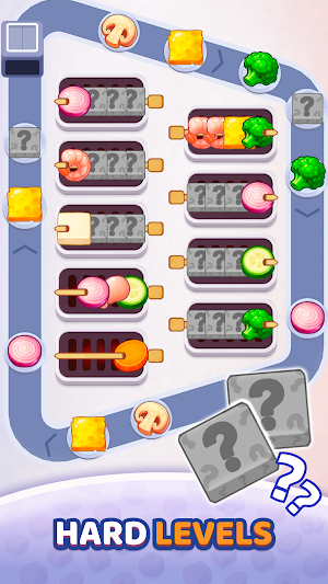 Grill Stick Sort Puzzle Screenshot 1