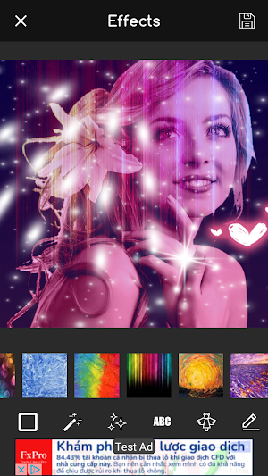 Glitter photo effects Screenshot 3