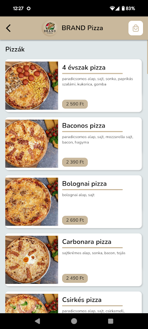 BRAND Pizza Screenshot 1