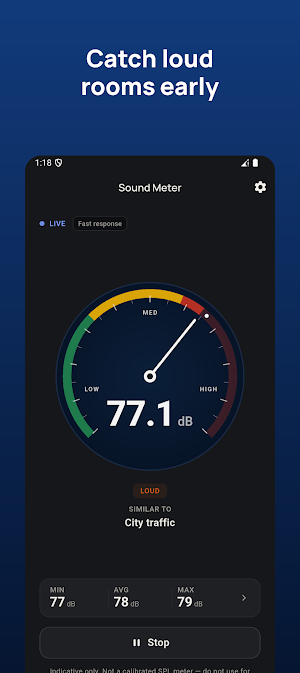 Sound Meter: dB Level Reader Screenshot 2