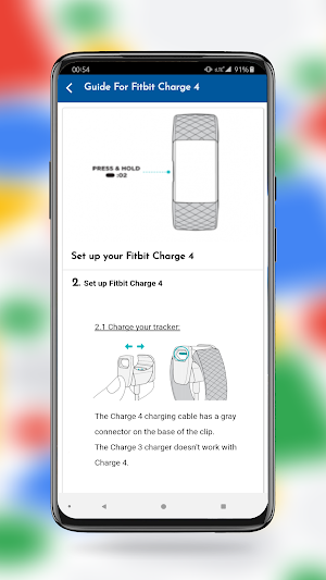 Guide For Fitbit Charge 4 Screenshot 0