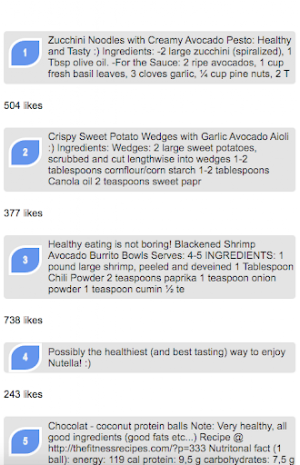 Health foods Screenshot 0