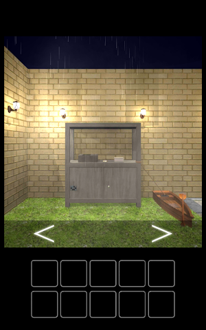 脱出ゲーム 雨降る庭からの脱出 Screenshot 1