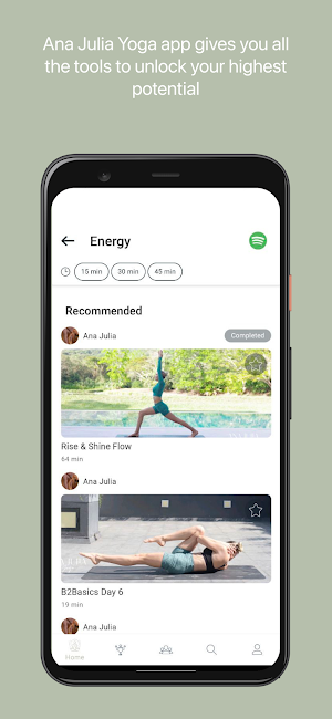 Ana Julia Yoga Screenshot 2