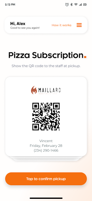 PizzaPass Screenshot 1