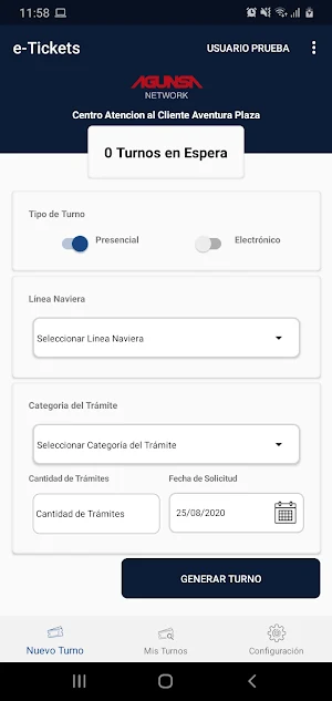 eTickets Agunsa Screenshot 2