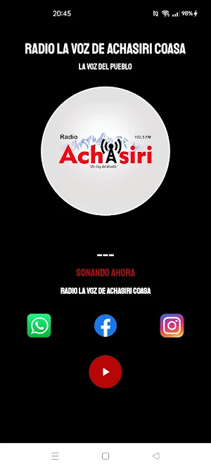 Radio La Voz de Achasiri Coasa Screenshot 3