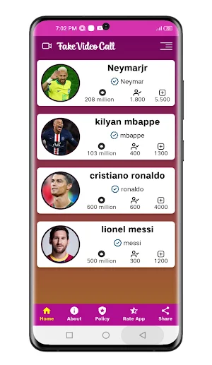 Messi ronaldo neymar calling Screenshot 1