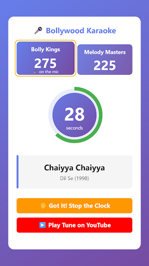 Bollywood Karaoke Challenge Screenshot 1