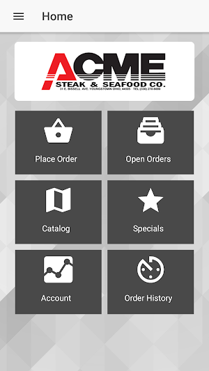 Acme Steak Online Screenshot 0