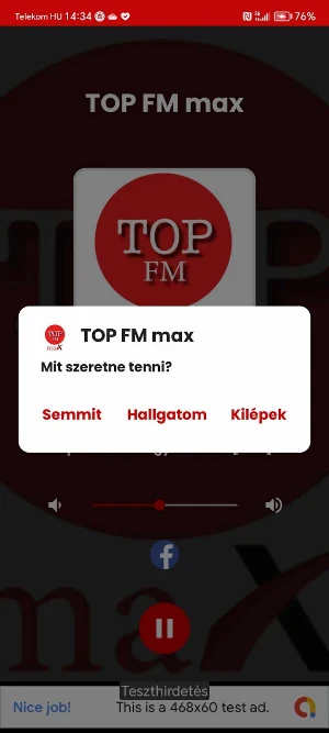 TOP FM max rádió Screenshot 0