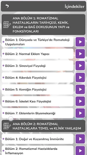 Romatoloji e-Kitap Screenshot 2