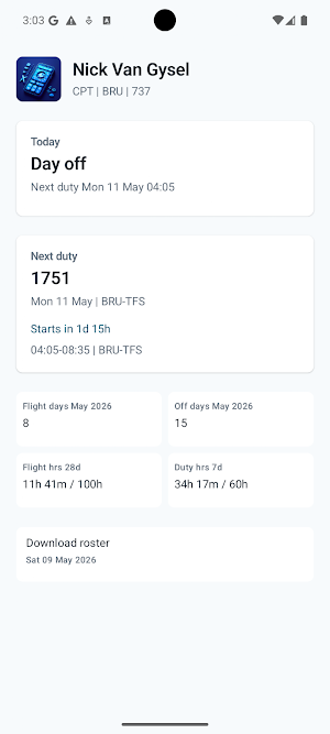Aircrew FlightMate Screenshot 0
