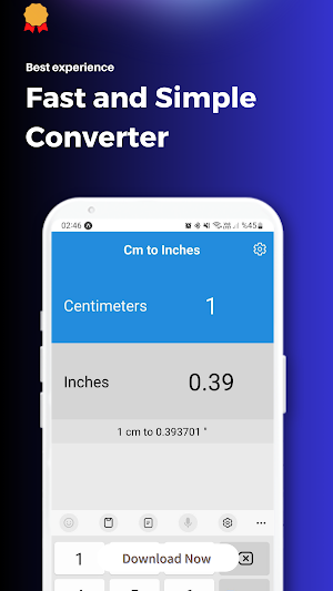 Centimeters to Inches Pro Screenshot 0