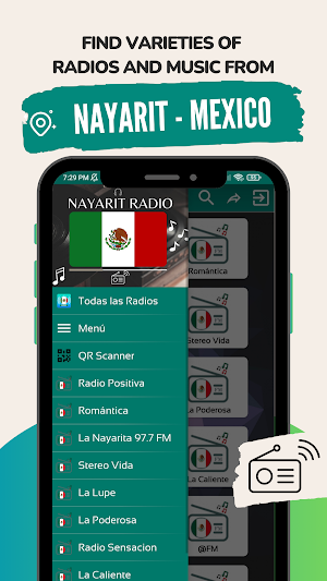 Nayarit Radios: Music - Live Screenshot 1