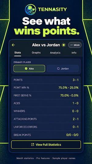 Tennasity: Tennis Stat Tracker Screenshot 3