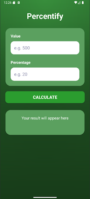 Percentify Screenshot 1