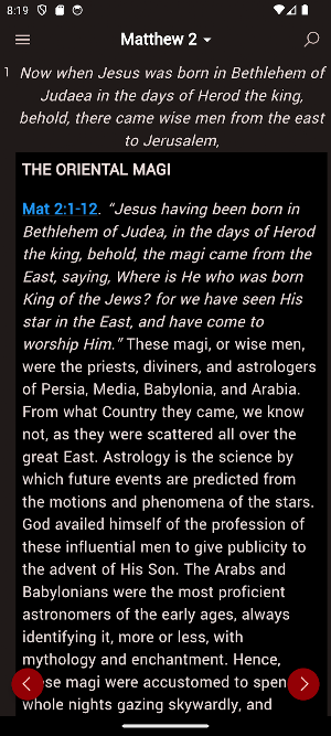 The Gospels Harmony Screenshot 2