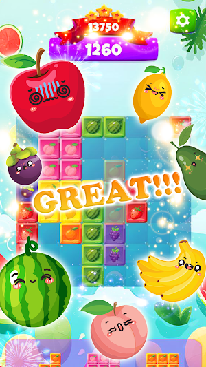 Fruit Block Puzzle Screenshot 2