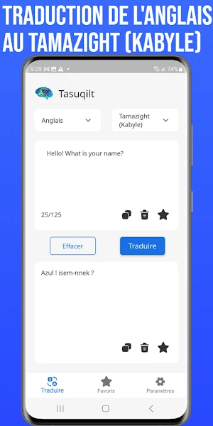 Tasuqilt - Traducteur Kabyle Screenshot 1
