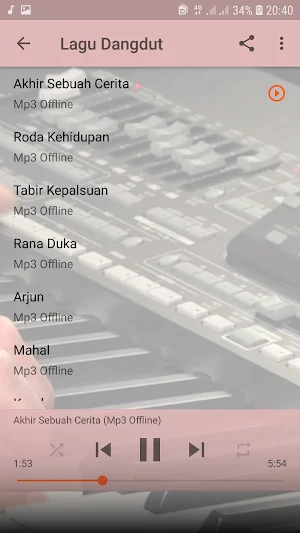 Lagu Dangdut Orgen Tunggal Offline Screenshot 3