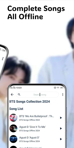 Complete Offline BTS Song 2024 Screenshot 1