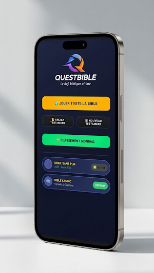 QuestBible : Jeu Quiz Biblique Screenshot 1