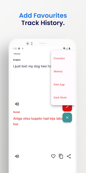 Somali-English Translator Screenshot 2