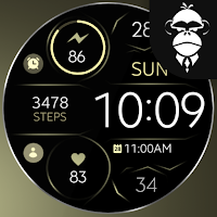 Digital Black v3 watch face