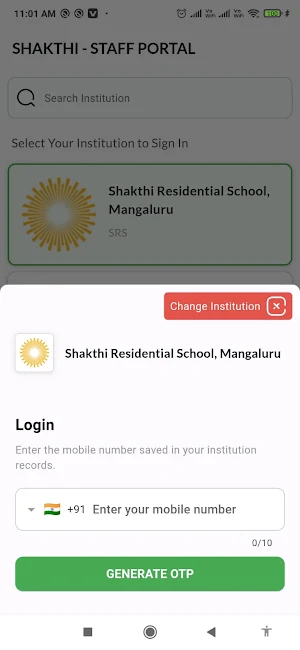 SHAKTHI STAFF Screenshot 2