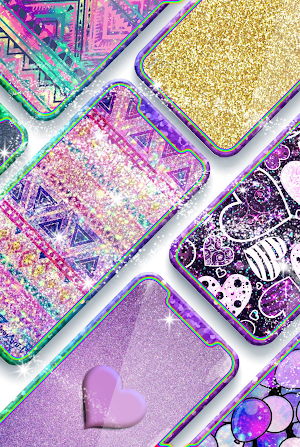 Glitter Wallpapers: Sparkly, Cute, Kawaii Screenshot 1